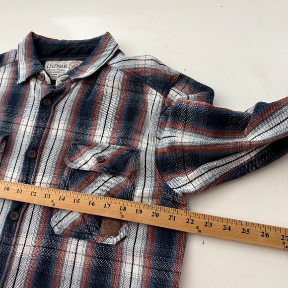 Legendary Whitetails Tough As Buck Plaid Double Pocket Button Flannel Shirt LT - Picture 6 of 8